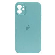Чохол Silicone Case FULL CAMERA (square side) (на iPhone 11) (Sea Blue)