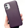 Чохол для iPhone 11 Pro Leather Case PU Dark Cherry