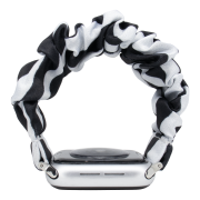 Ремінець на резинці для Apple Watch 42mm | 44mm | 45mm | 46mm | 49mm Black-White
