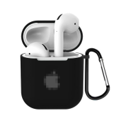 Чохол на AirPods 1 | 2 LOGO (Black)