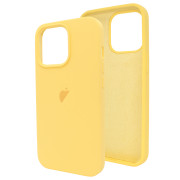 Чохол для iPhone 12 Pro Max Silicone Case Full №55 Canary Yellow