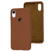 Silicone Case Full – iPhone XR (№65 Brown chocolate), Brown Chocolate
