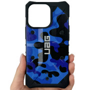 Тактичний протиударний чохол UAG Pathfinder камуфляжний на iPhone 13 Pro Max (6.7") (Blue-Black)