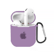 Чохол на AirPods 1 | 2 LOGO (Blueberry)