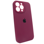 Чохол Silicone Full Camera (iPhone 15 Pro, Marsala)