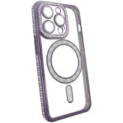 Чохол Diamond Shining Case with MagSafe (iPhone 12 Pro Max, Deep Purple)