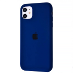 Чохол Silicone Case на iPhone 11 FULL (Deep navy)