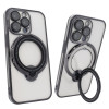 Чохол для iPhone 13 Pro Clear Shining Holder with MagSafe Black