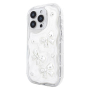 Чохол для iPhone 14 Pro – Soft Waves (Bows & Pearls)
