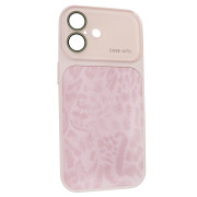 Чохол AITO PU-Leather Leopard Case [17 series Design] – (iPhone 16, Pink)