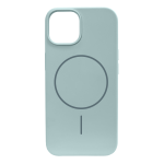 Чохол для iPhone 15 : Silicone Slim MagSafe – Cyan Green