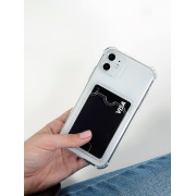 Чохол для iPhone 7 | 8 | SE2 Card Holder Armored Case з карманом для картки прозрачный