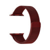 Металічний ремінець Milanese Loop на Apple Watch (38mm, 40mm, 41mm, [42mm Series 10/11], Wine Red)