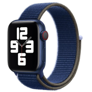 Ремінець для Apple Watch Nylon Loop (42/44/45/46/49mm, Abbys Blue)