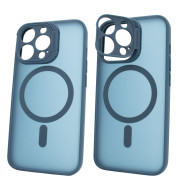 Чохол для iPhone 13 Pro Max Hybrid Camera Stand with MagSafe з підставкою Navy Blue