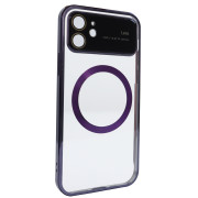 Чохол Large Lens Film with MagSafe для iPhone 12 Purple