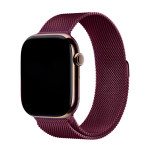 Металічний ремінець Milanese Loop на Apple Watch (38mm, 40mm, 41mm, [42mm Series 10/11], Wine Red)