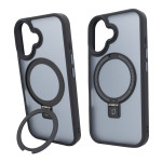 Чохол для iPhone 16: Nofelet MATT Ring Case MagSafe — Black