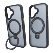 Чохол для iPhone 16: Nofelet MATT Ring Case MagSafe — Black