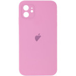 Чохол Silicone Case Full Camera для iPhone 12 Light Pink