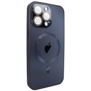 Чохол для iPhone 14 Pro Max - AG Titanium Case with MagSafe із захистом камери матовий Black