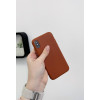 Чохол для iPhone 14 Pro Leather Case PU with Magsafe Saddle Brown