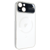 Чохол для iPhone 14 PC Slim Case with MagSafe із захисними лінзами на камеру Pearly White