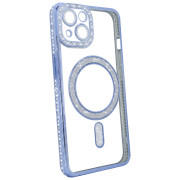 Чохол Diamond Shining Case with MagSafe (iPhone 14, Blue)