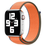 Ремінець для Apple Watch Nylon Loop (42/44/45/46/49mm, Orange Navy)