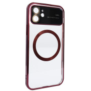 Чохол Large Lens Film with MagSafe для iPhone 12 Red