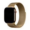 Металічний ремінець Milanese Loop на Apple Watch (38mm, 40mm, 41mm, [42mm Series 10/11], Yellow Gold)