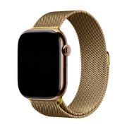 Металічний ремінець Milanese Loop на Apple Watch (38mm, 40mm, 41mm, [42mm Series 10/11], Yellow Gold)