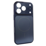 Чохол Nofelet AG Glass Case with MagSafe (iPhone 17 Pro, Blue)