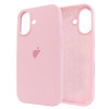 Чохол для iPhone 16 Silicone Case FULL (№6 Light Pink)