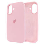 Чохол для iPhone 16 Silicone Case FULL (№6 Light Pink)