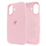 Чохол для iPhone 16 Silicone Case FULL (№6 Light Pink)