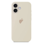 Чохол для iPhone 16 : Silicone Case Full Camera - №11 Antique White