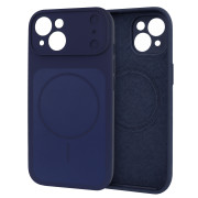 Чохол Dual Tone Silicone MagSafe Case (iPhone 13 – Midnight Blue)