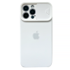 Чохол Silicone with Logo Hide Camera, для iPhone 12 Pro (White)
