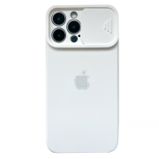 Чохол Silicone with Logo Hide Camera, для iPhone 12 Pro (White)