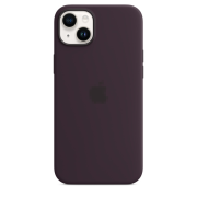 Чохол для iPhone 14 : Silicone Case MagSafe Original – Elderberry