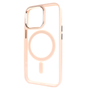 Чехол Crystal Guard with MagSafe (iPhone 15, Pink Sand)