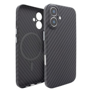 Чохол PC Carbon MagSafe (iPhone 16, Black)