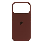Чохол для iPhone 17 Pro – Silicone Case Full (№65 Chocolate Brown)