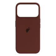 Чохол для iPhone 17 Pro – Silicone Case Full (№65 Chocolate Brown)