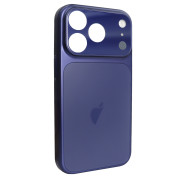 Чохол Syndee AG Glass MagSafe Case [Design 17 Series] – (iPhone 15 Pro Max, Dark Blue)