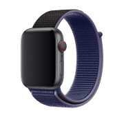 Ремінець на Apple Watch Nylon Loop нейлоновий (42mm, 44mm, 45mm, 46mm, 49mm Midnight Blue)