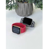 Монобраслет на Apple Watch Braided Solo Loop (Rainbow Black - White, 42mm, 44mm, 45mm, 46mm, 49mm Xs)