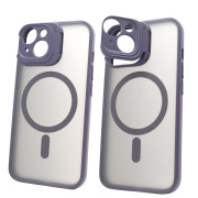 Чохол для iPhone 14 Hybrid Camera Stand with MagSafe з підставкою Deep Purple