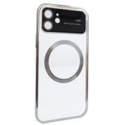 Чохол Large Lens Film with MagSafe для iPhone 12 Silver